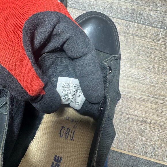 Converse Chuck Taylor All Star Ox Low Black Canvas Sneakers Women's Size 9.5 - Picture 5 of 7